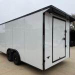 2026 8.5x20 TA3 Flat Nose Vending Trailer - White