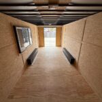 2026 8.5x20 TA3 Flat Nose Vending Trailer - White